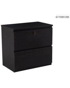 2 drawer Lateral flat Espresso