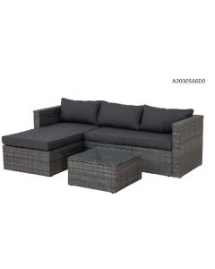 For Living Sectional Dark Grey Outdoor Patio Furniture Set