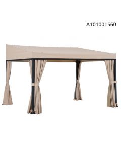 10x12 Merriam Softtop Gazebo(W/ Netting&Curtain)