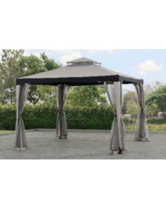 10x10 Chatam Gazebo(W/ Netting)