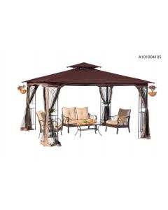 Regency Gazebo Ldx W/Dark Maroon Canopy