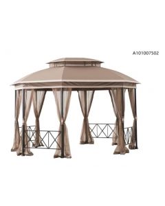 12 Ft X 10 Ft Octagon Gazebo With Netting