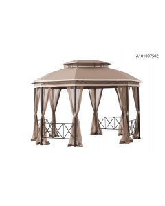 12 ft x 10 ft Octagon Gazebo with Netting