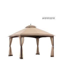10X12 Domed Soft Top Gazebo(Double Guide)