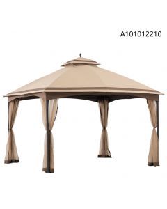 11x13 Domed Soft Top Gazebo(Double guide)