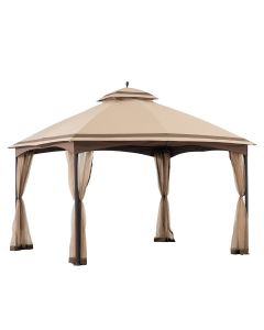 10x12 Domed Soft Top Gazebo(Double guide)