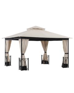 10X12 Belcourt Gazebo (W/Curtain & Netting)