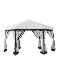 11x11 Folding Gazebo(white,with Netting)