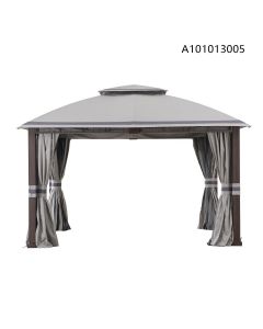 11x13 Fiona(Hudson &Rumney) Soft Top Gazebo (with Curtain & Netting)