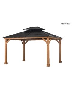 10X12 Wood Hardtop Gazebo