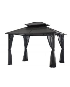 HB-Farrington Hard Top Gazebo -Graphite