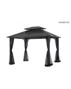 HB-Farrington Hard Top Gazebo -Graphite