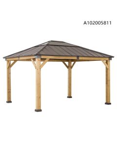 11X13 Grayden One-Tiered Hard Top Gazebo(Copper)