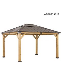 11x13 Grayden One-Tiered Hard Top Gazebo(Copper)