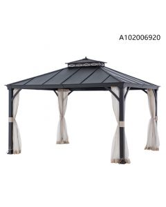 11x13 Hard Top Gazebo(W/ Netting)