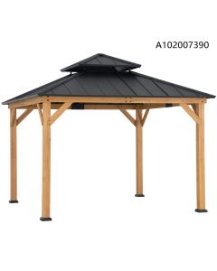 11x11 Archwood V.6C two-tiered Hard Top Gazebo