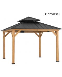 11x11 Archwood V.6C two-tiered Hard Top Gazebo