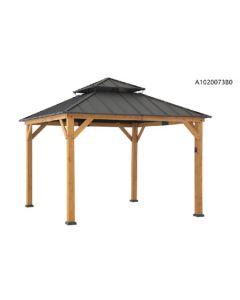 11x11 Archwood V.6C two-tiered Hard Top Gazebo