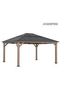 13x15 Grayden One-Tiered Hard Top Gazebo