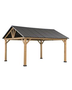 10x12 Henson Hard Top Gazebo(Black)
