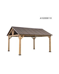 12*14 Cedar Gazebo Pavilion (Copper)
