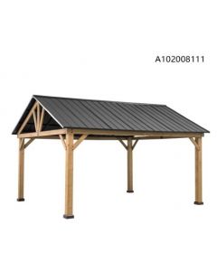13x15 Henson Hard Top Gazebo(Black)