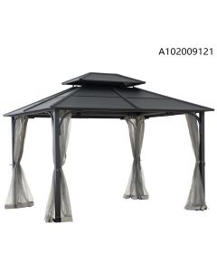 10x12 Bradford Hard top Gazebo(W/ Netting)