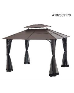 10x12 Bradford Hard top Gazebo(W/ Netting)