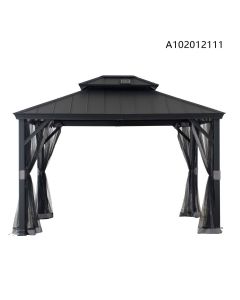 Summercove Merston 10 Ft. X 12 Ft. Gazebo With 2-Tier Hardop Roof