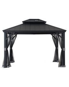 10x12 Adland Hard Top Gazebo(W/ Netting)