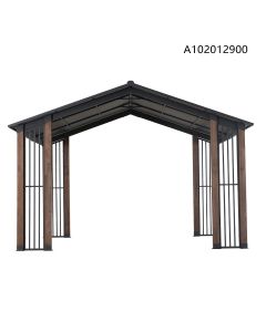 10x12 Clint V.1D pitched roof Hard Top Gazebo