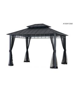 BANCROFT 10X12 HARDTOP METAL GAZEBO