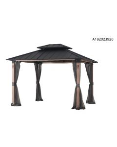 10x12 Kirkfield  V3 Hardtop Gazebo( W/ Lights, Netting)