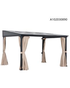 10x12 Merriam V.1B Gazebo(W/ Netting&Curtain)