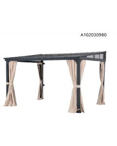 12x14 Merriam Gazebo(W/ Netting&Curtain)