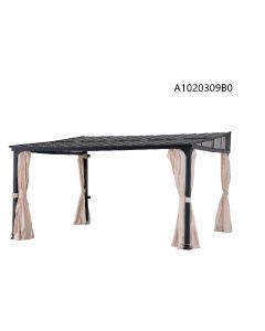 12x14 Merriam Gazebo(W/ Netting&Curtain)