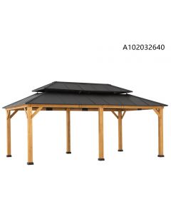 12x20 Archwood Steel Top Gazebo(Post 14)