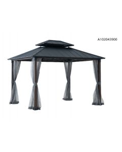 10x12 Kirkfield  V3 Hardtop Gazebo ( W/O Lights, Netting)