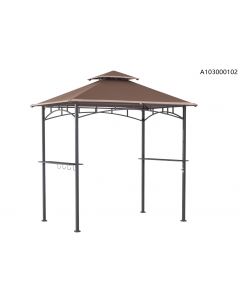 Grill gazebo with LED lights