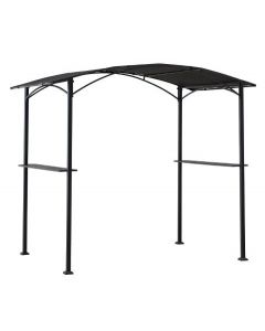 8X5 Domed Top Easy To Assemble Grill Gazebo