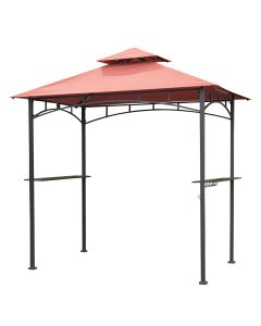 8x5 Softtop Grill Gazebo(Red)