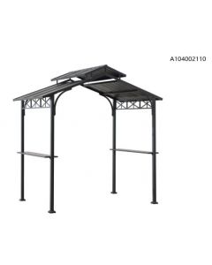 5X7.5 Atherton V.1E2 Grill Gazebo(Sand Black)