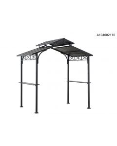 5x8Atherton V.1E2 grill gazebo(sand black)