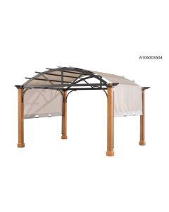 10X12 Vancotte Pergola With Wooden Poles