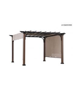 11x11 Mesquiter Flat Top Pergola