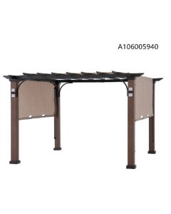 Cordry Pergola With Solar Accent Lights