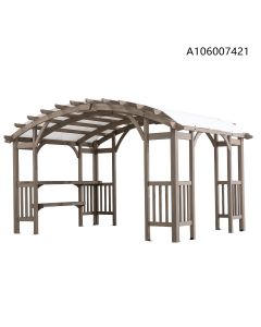 Sunjoy Bellucci 10 x 14 Cedar Framed Arched Pergola