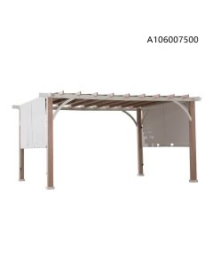 SummerCove Delrey 12 ft. x 14 ft. Pergola with Adjustable Canopy