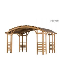 10x14 Lynndale V1 Arched Pergola(Wood)