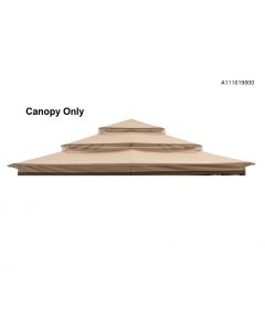 Canopy For 13x13 tini 3-Tiered Soft Top Gazebo(W/ Curtain & Netting)